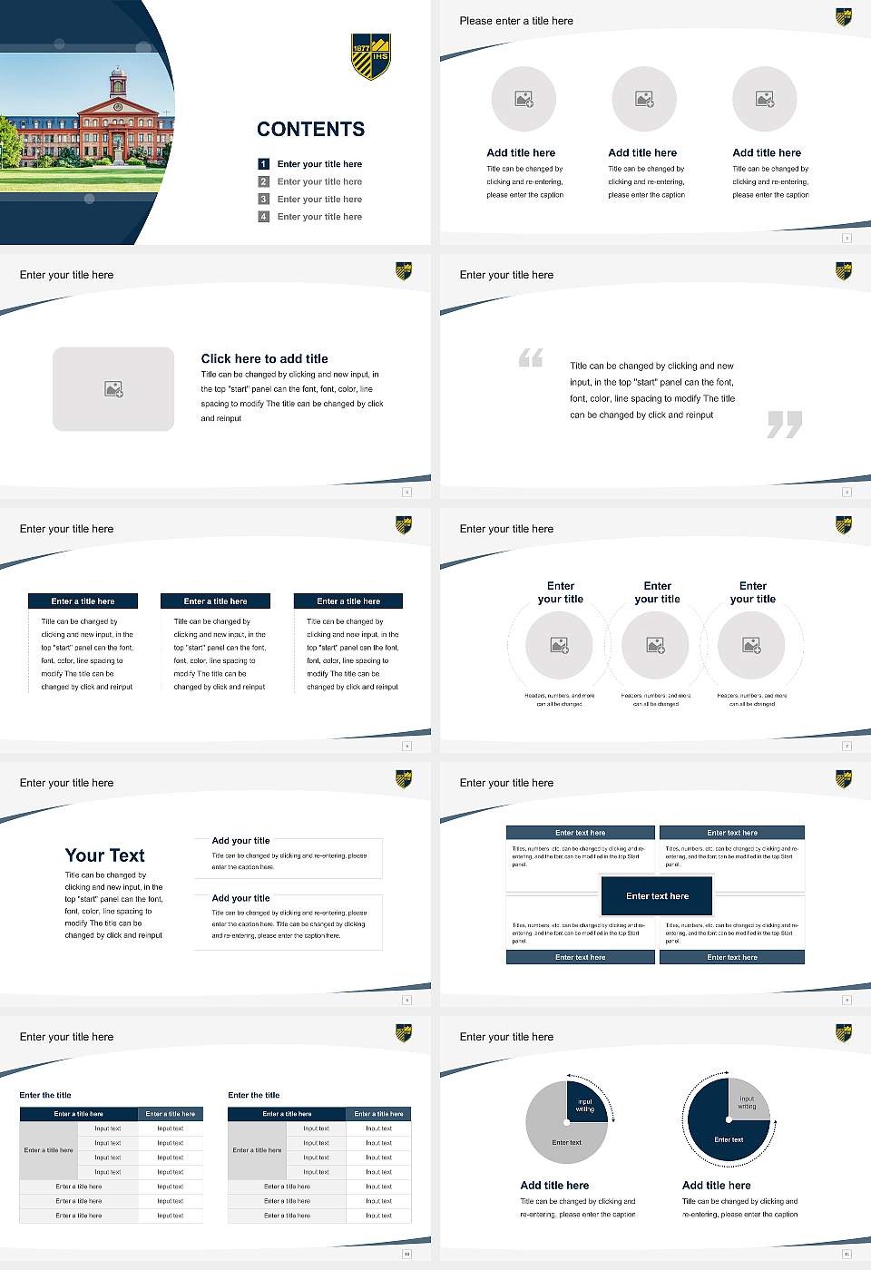 Regis University Course/Courseware Creation PPT Template16:9 ratio PPT effect preview image2