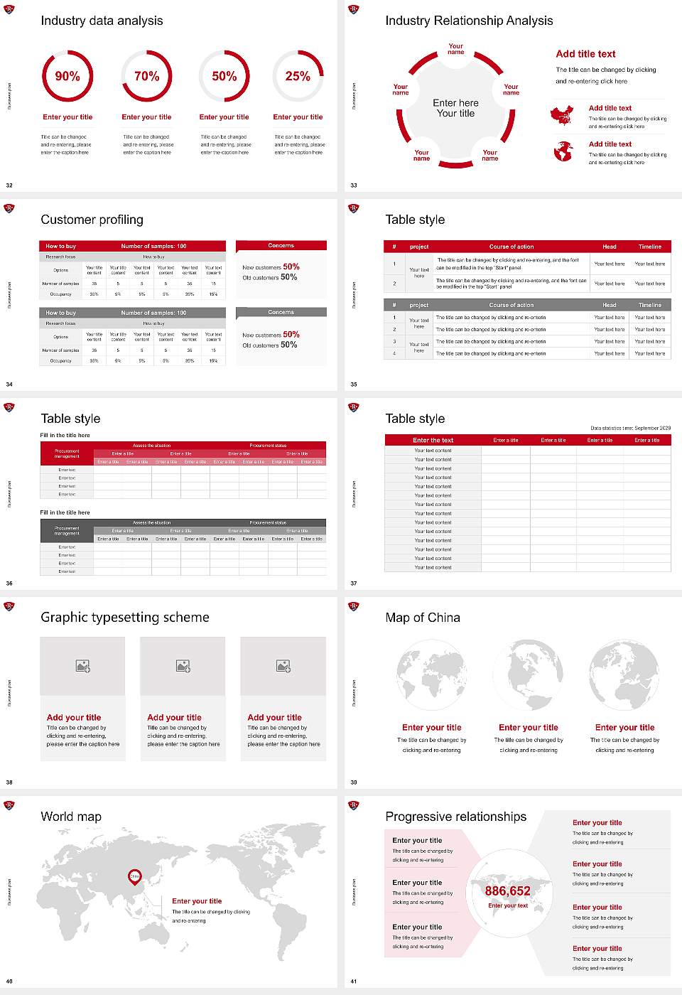 Radford University Competition/Entrepreneurship Contest PPT Template16:9 ratio PPT effect preview image5