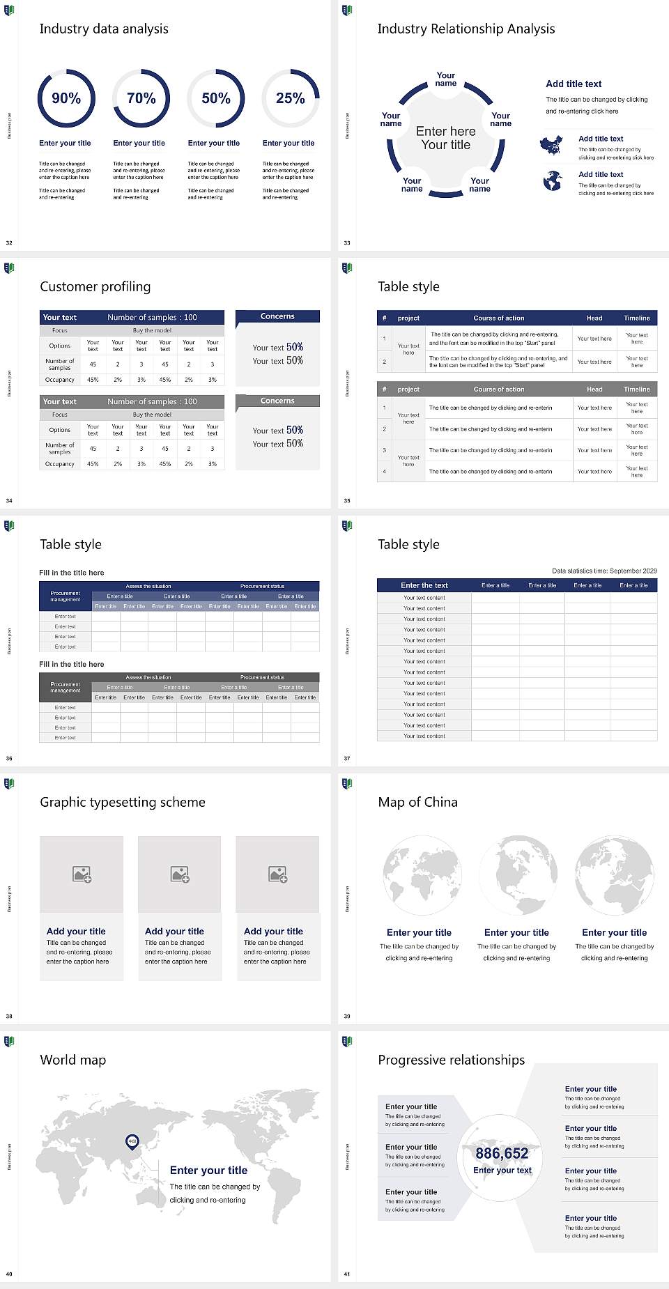 Regent University Competition/Entrepreneurship Contest PPT Template4:3 ratio PPT effect preview image5