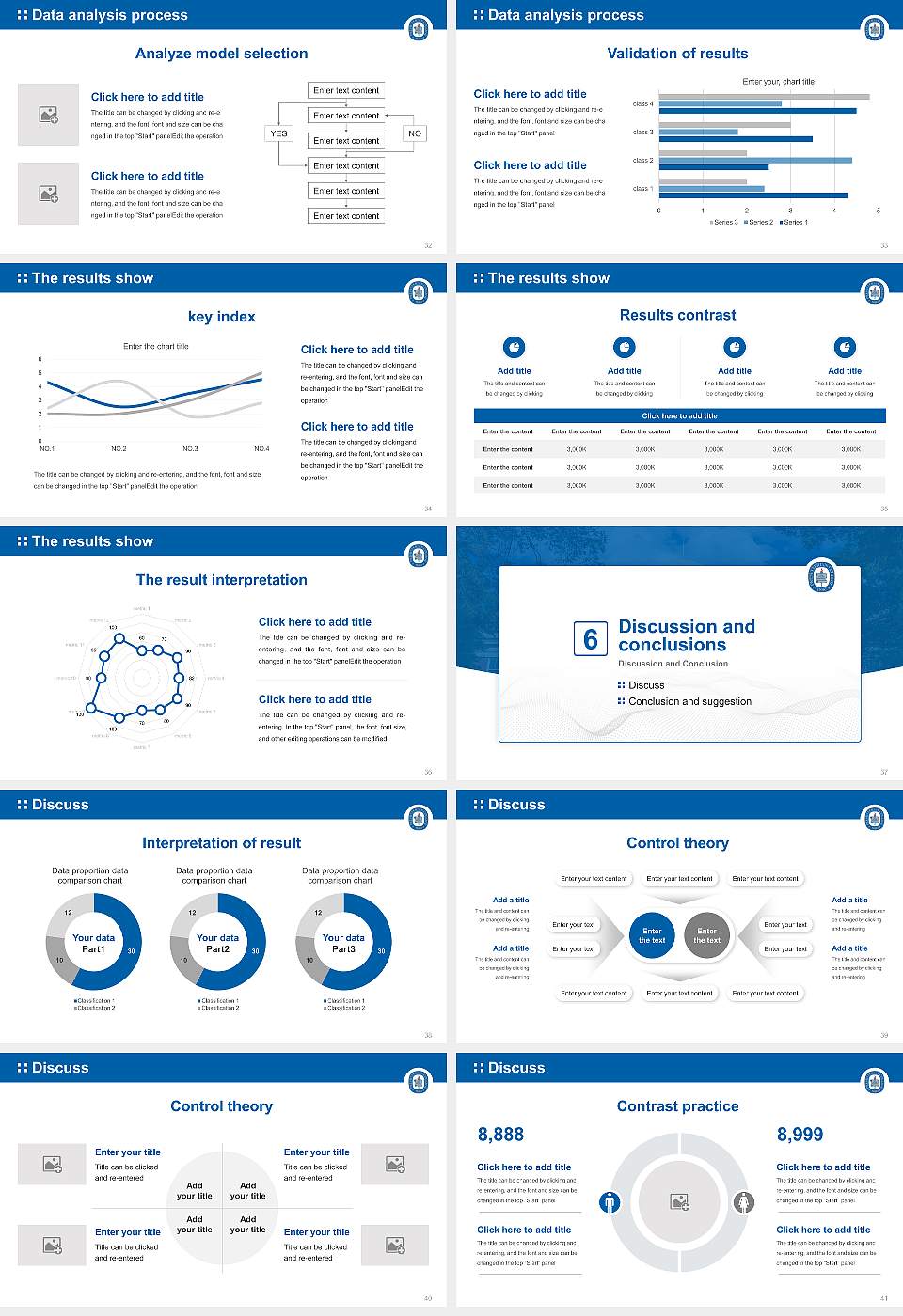 Presbyterian College Graduation Thesis Defense PPT Template16:9 ratio PPT effect preview image5