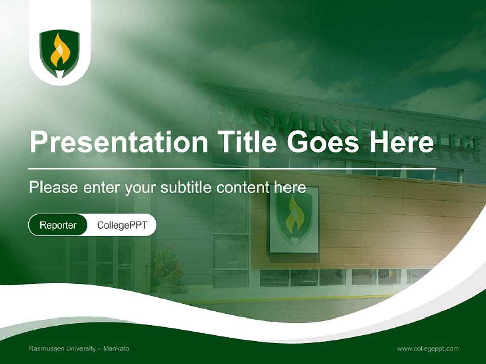 Rasmussen University – Mankato Lecture Sharing and Networking Event PPT Template4:3 ratio PPT effect preview image4