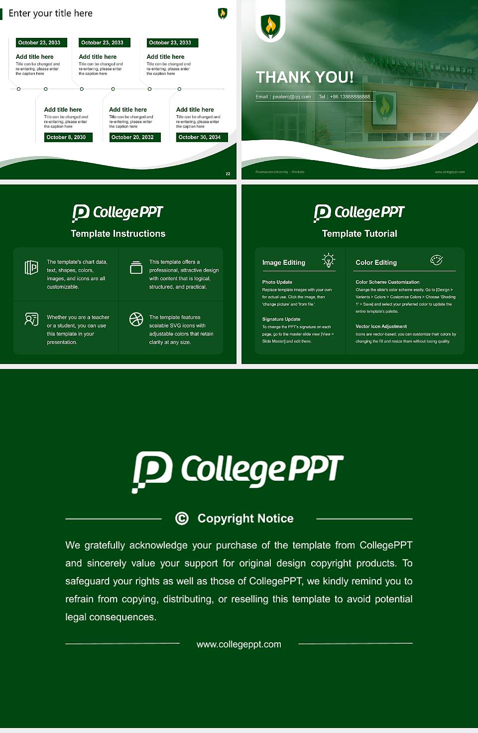 Rasmussen University – Mankato Lecture Sharing and Networking Event PPT Template4:3 ratio PPT effect preview image4