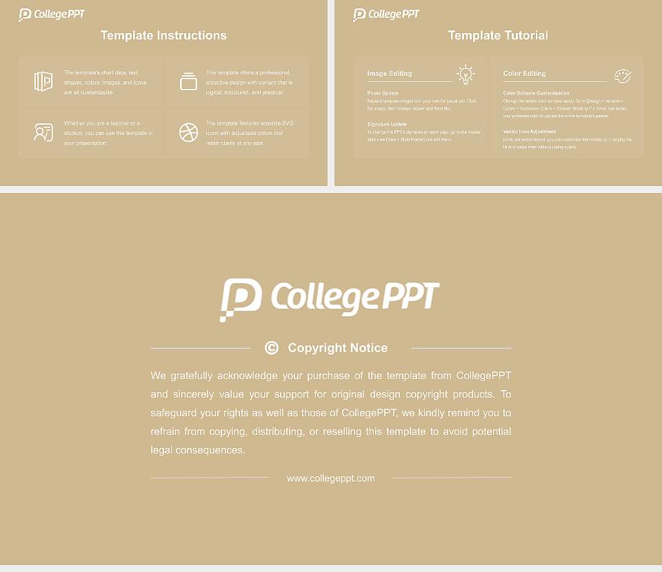 Purdue University Fort Wayne Course/Courseware Creation PPT Template16:9 ratio PPT effect preview image5