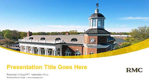 Randolph-Macon College Course/Courseware Creation PPT Template
