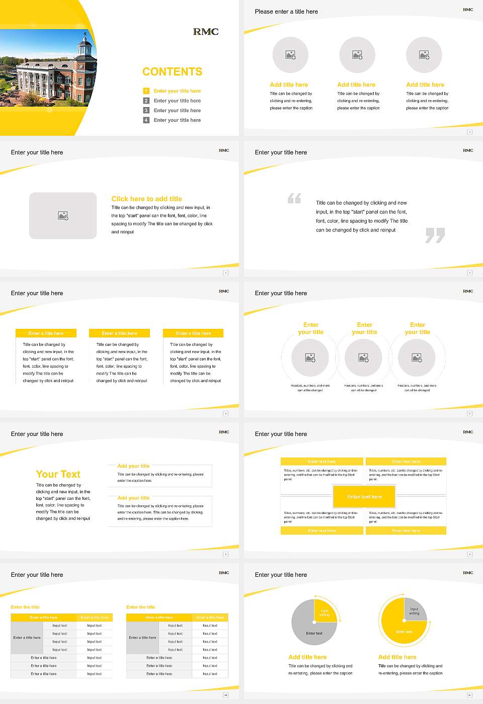Randolph-Macon College Course/Courseware Creation PPT Template16:9 ratio PPT effect preview image2