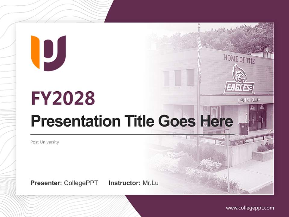 Post University Academic Presentation/Research Findings Report PPT Template4:3 ratio PPT effect preview image5