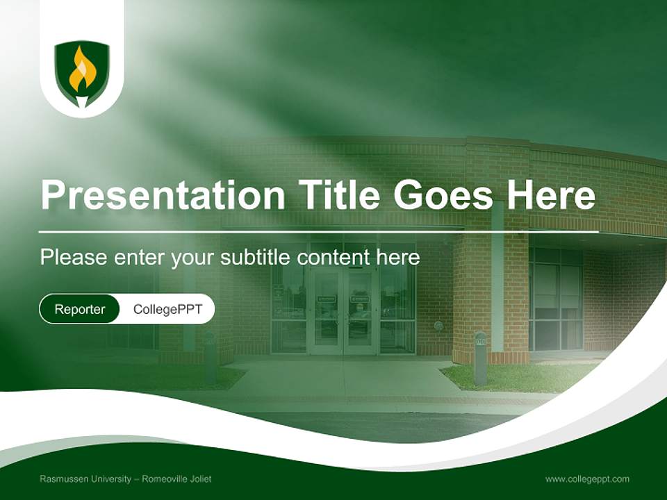 Rasmussen University – Romeoville Joliet Lecture Sharing and Networking Event PPT Template4:3 ratio PPT effect preview image4