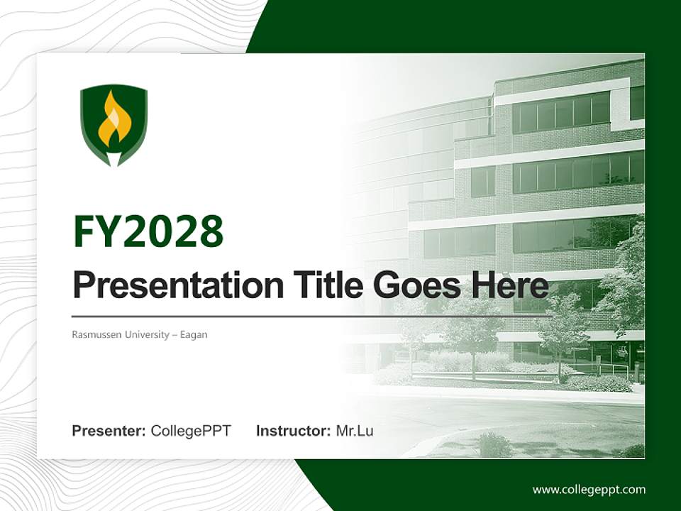 Rasmussen University – Eagan Academic Presentation/Research Findings Report PPT Template4:3 ratio PPT effect preview image5