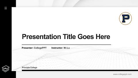 Principia College Thesis Proposal/Graduation Defense PPT Template