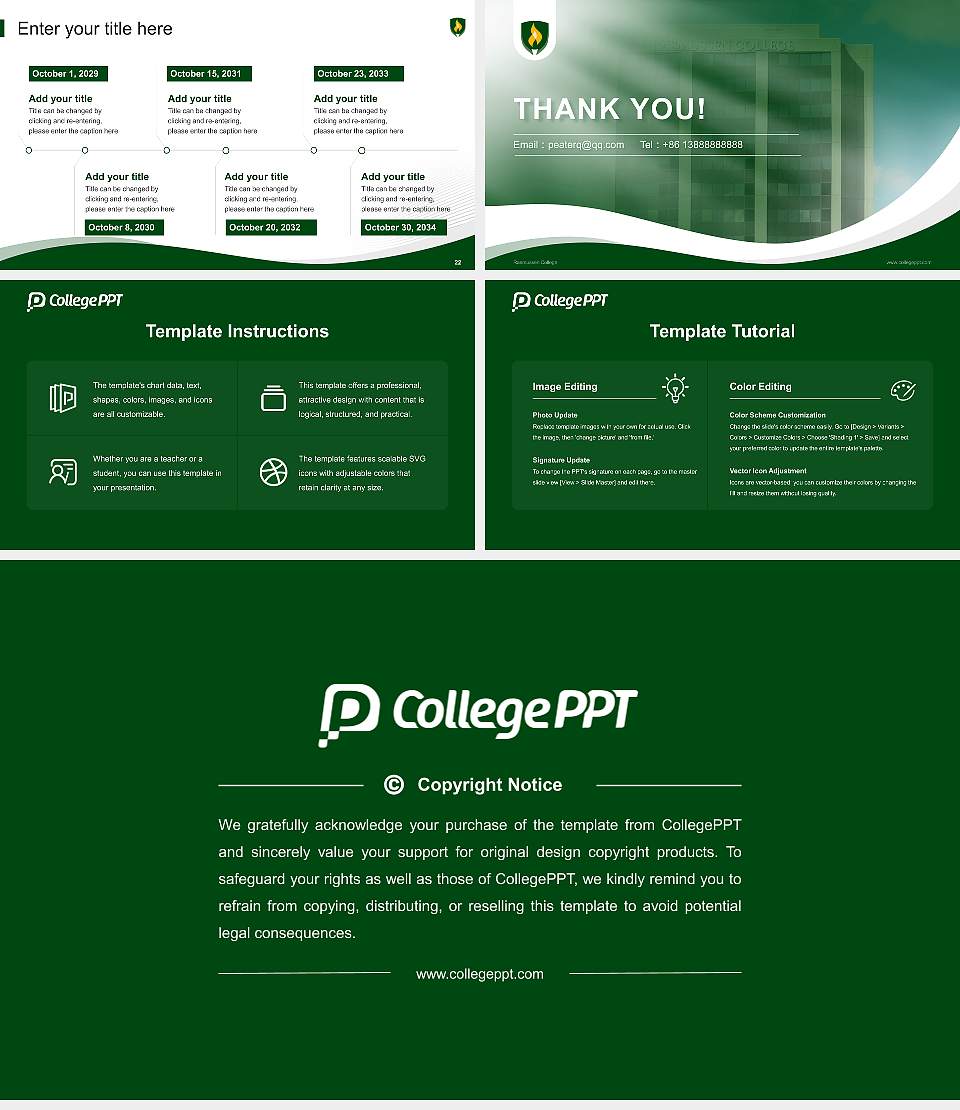 Rasmussen College Lecture Sharing and Networking Event PPT Template16:9 ratio PPT effect preview image4