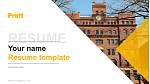 Pratt Institute-Main Resume PPT Template