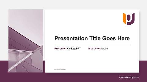 Post University General Purpose PPT Template