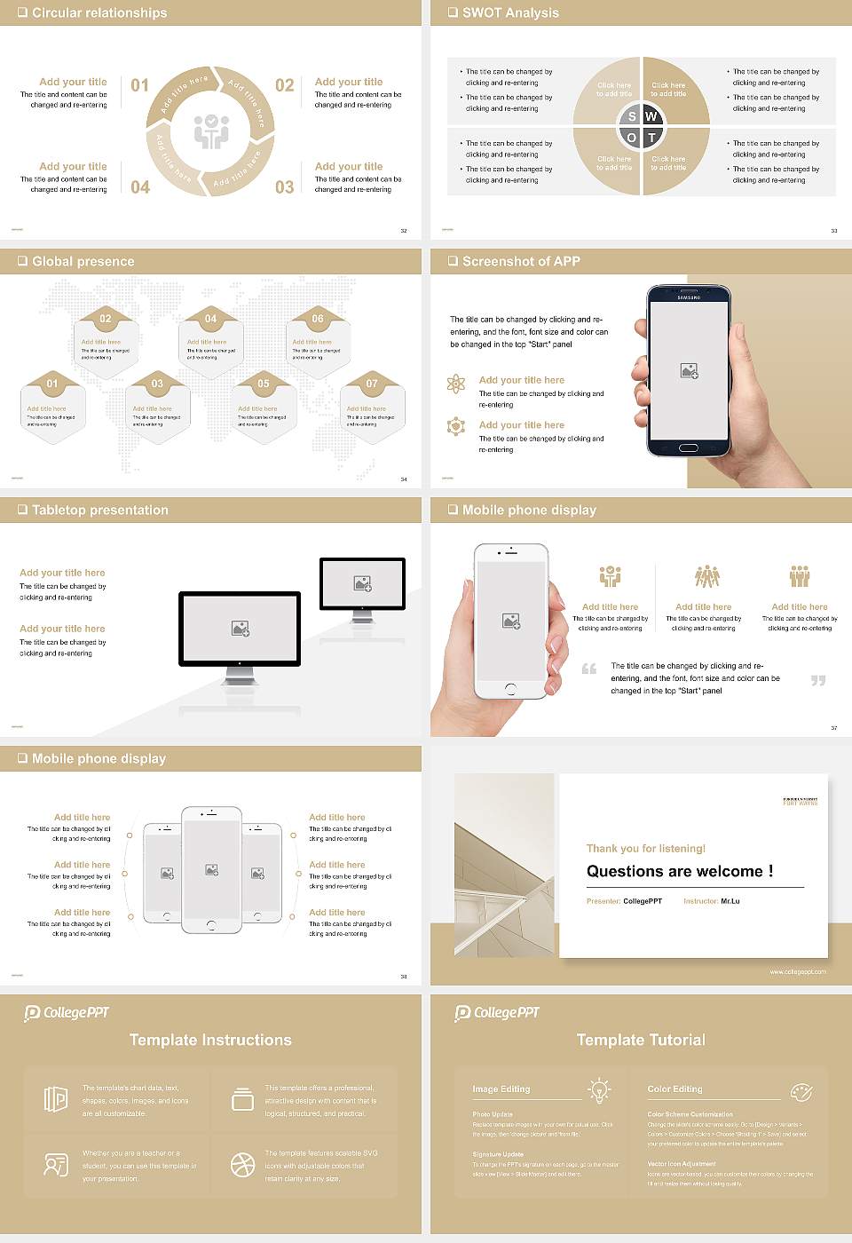 Purdue University Fort Wayne General Purpose PPT Template16:9 ratio PPT effect preview image5