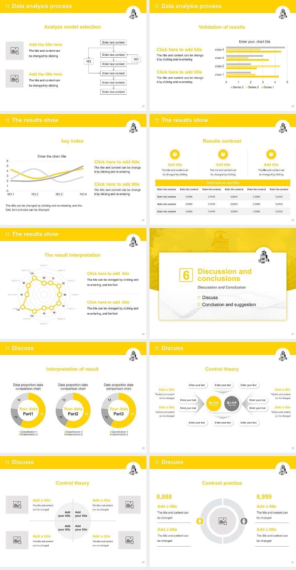 Randolph College Graduation Thesis Defense PPT Template4:3 ratio PPT effect preview image5
