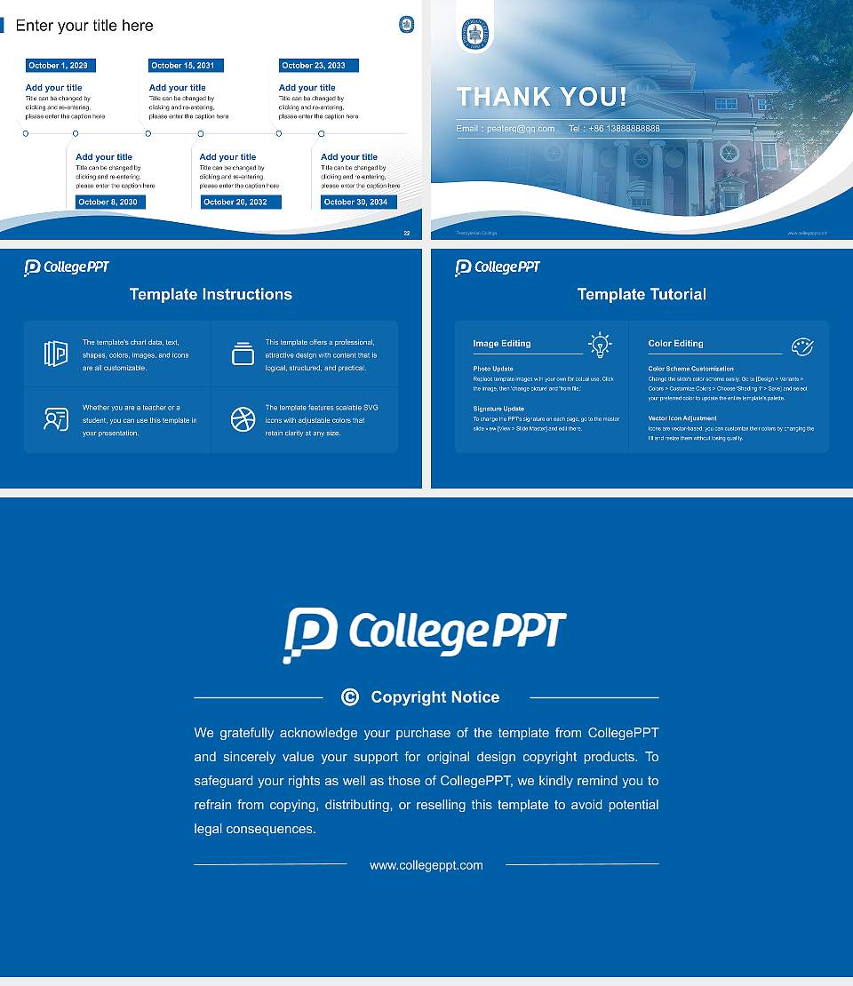 Presbyterian College Lecture Sharing and Networking Event PPT Template16:9 ratio PPT effect preview image4