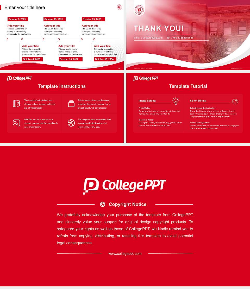 Rensselaer Polytechnic Institute Lecture Sharing and Networking Event PPT Template16:9 ratio PPT effect preview image4