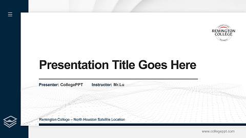 Remington College – North Houston Satellite Location Thesis Proposal/Graduation Defense PPT Template