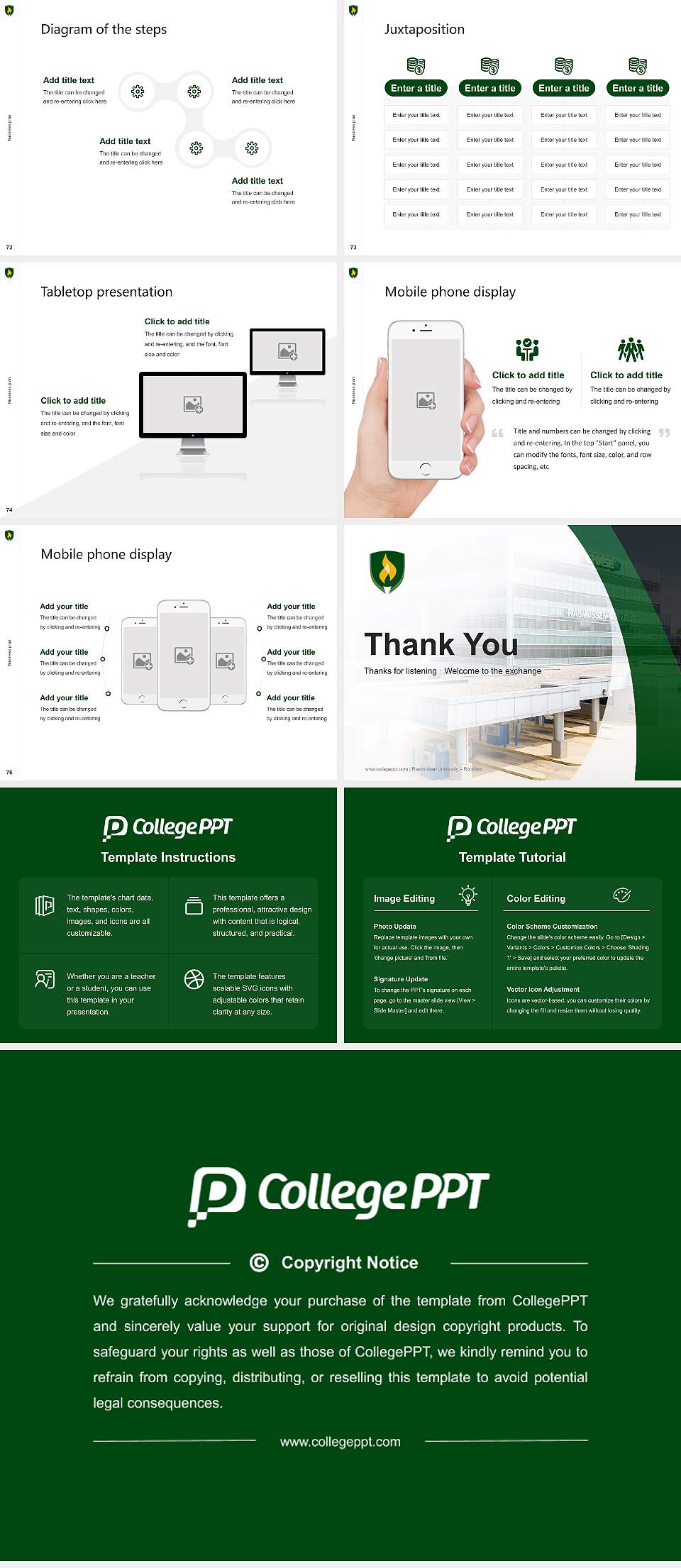 Rasmussen University – Rockford Competition/Entrepreneurship Contest PPT Template4:3 ratio PPT effect preview image9