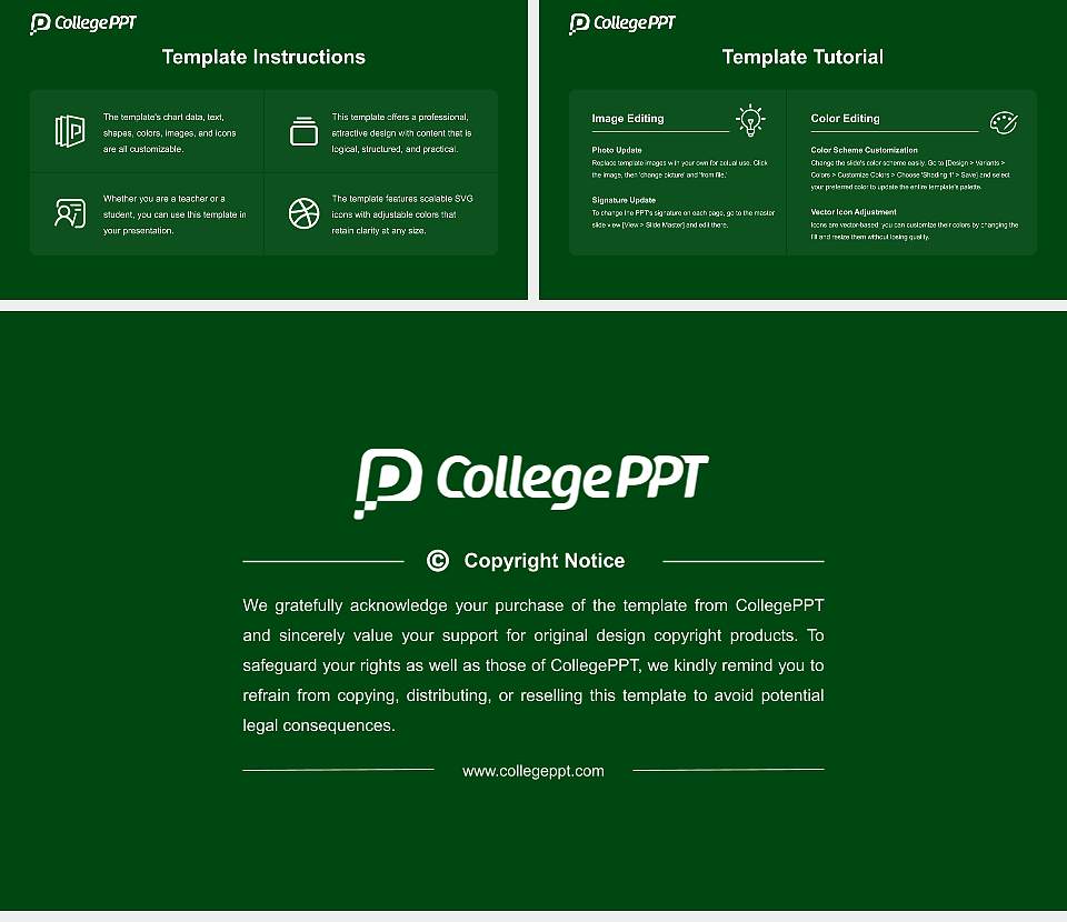 Rasmussen University – Green Bay Course/Courseware Creation PPT Template16:9 ratio PPT effect preview image5