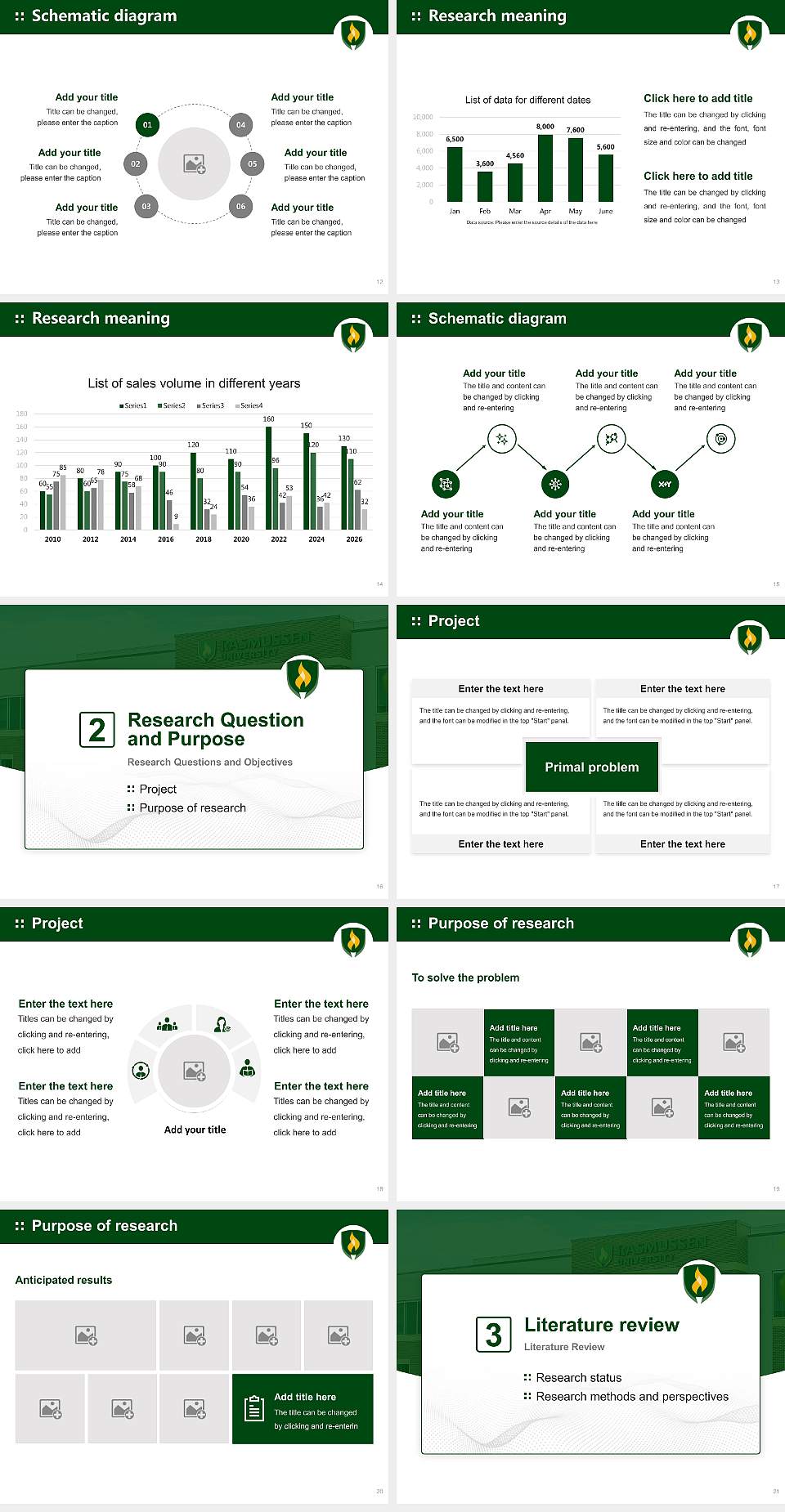 Rasmussen University – Hennepin Anoka Graduation Thesis Defense PPT Template4:3 ratio PPT effect preview image3