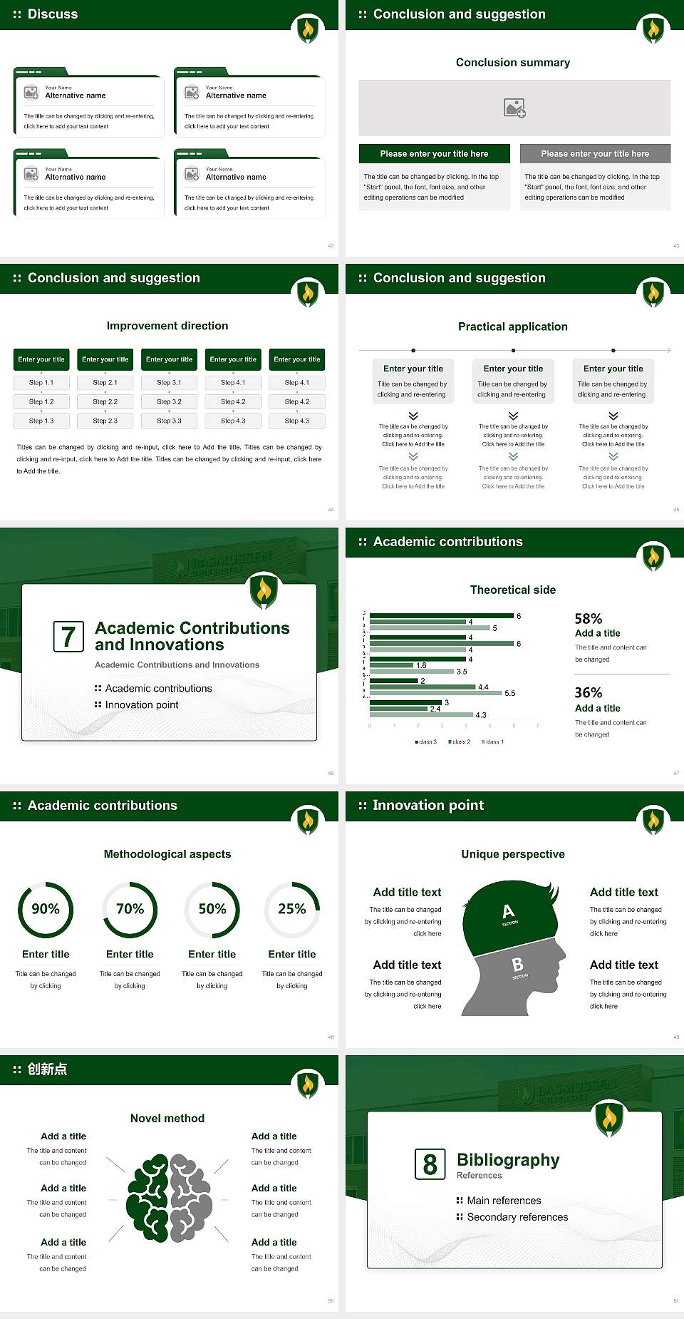 Rasmussen University – Hennepin Anoka Graduation Thesis Defense PPT Template4:3 ratio PPT effect preview image6