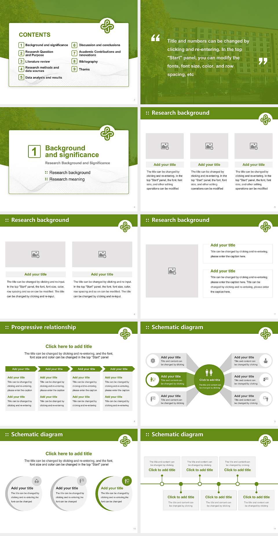 Portland State University Graduation Thesis Defense PPT Template4:3 ratio PPT effect preview image2