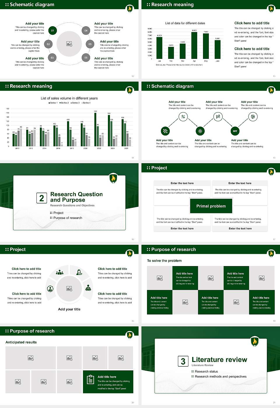 Rasmussen University – Green Bay Graduation Thesis Defense PPT Template16:9 ratio PPT effect preview image3
