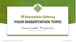 Portland State University학위 논문 방어PPT 템플릿