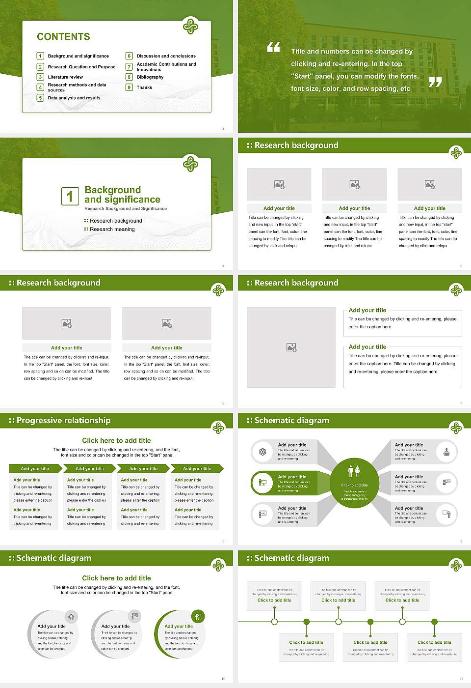 Portland State University Graduation Thesis Defense PPT Template16:9 ratio PPT effect preview image2
