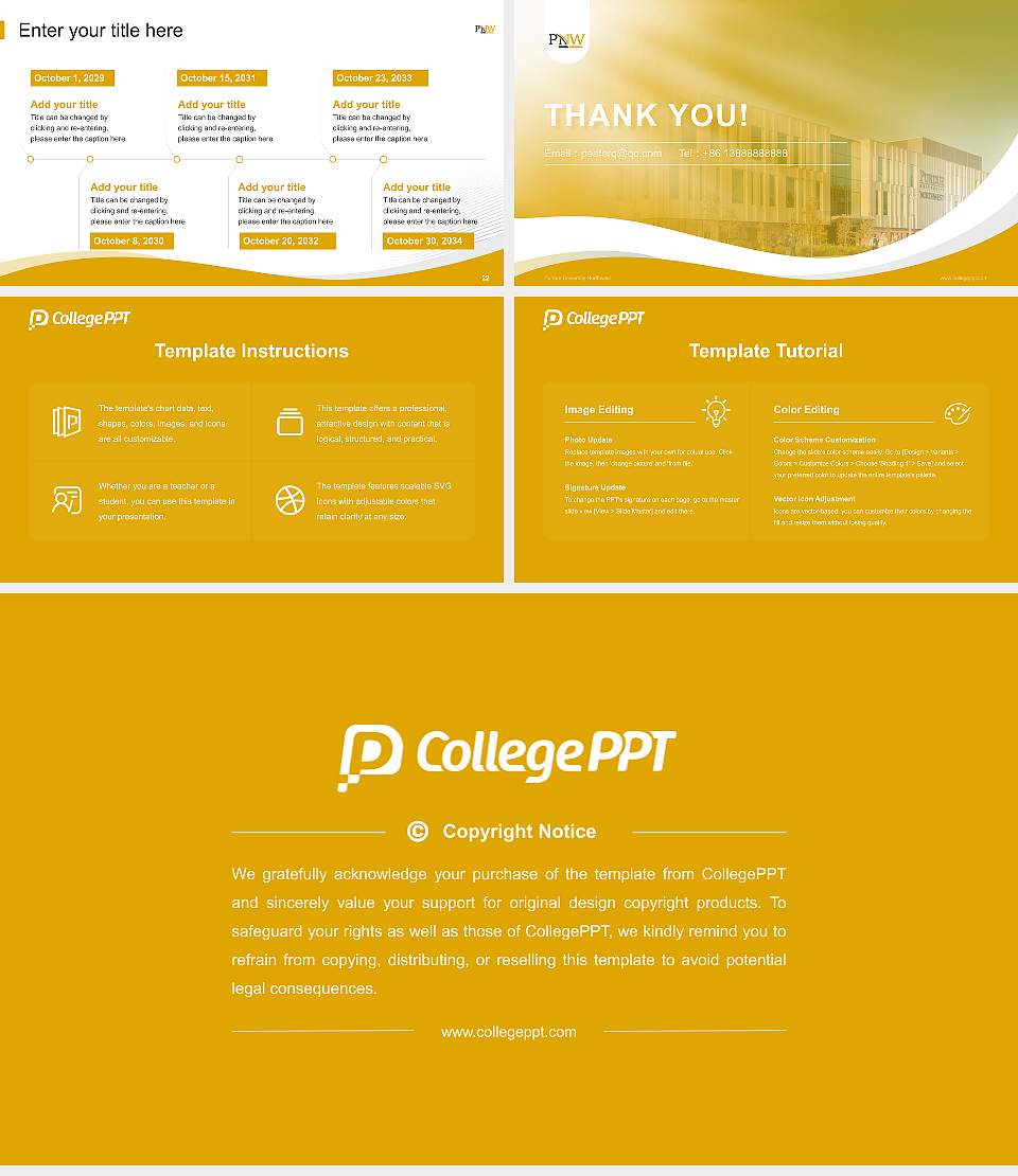 Purdue University Northwest Lecture Sharing and Networking Event PPT Template16:9 ratio PPT effect preview image4