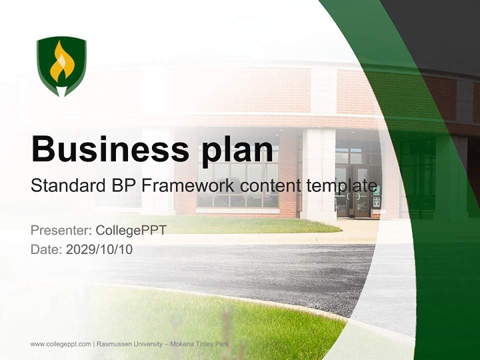 Rasmussen University – Mokena Tinley Park Competition/Entrepreneurship Contest PPT Template4:3 ratio PPT effect preview image9