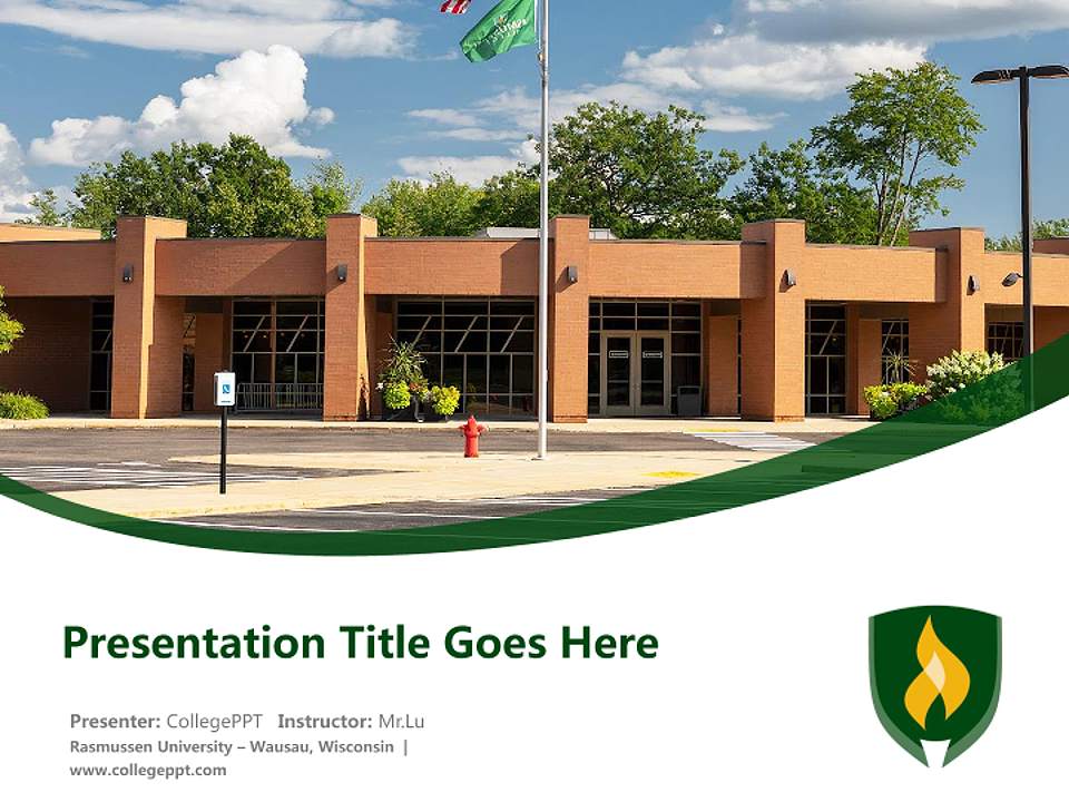 Rasmussen University – Wausau, Wisconsin Course/Courseware Creation PPT Template4:3 ratio PPT effect preview image5