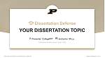Purdue University-Main Campus Scriptieverdediging PPT-sjabloon