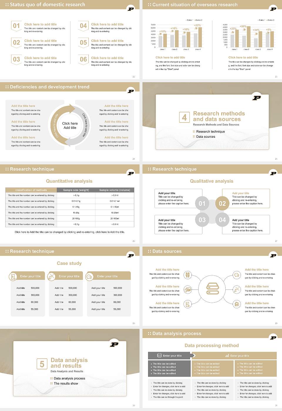 Purdue University-Main Campus Graduation Thesis Defense PPT Template16:9 ratio PPT effect preview image4
