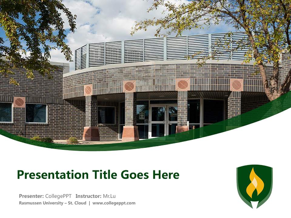 Rasmussen University – St. Cloud Course/Courseware Creation PPT Template4:3 ratio PPT effect preview image5