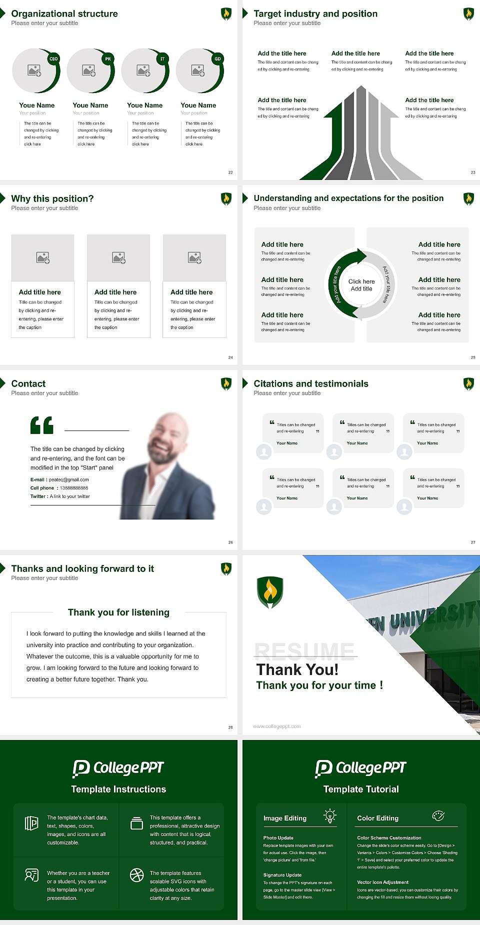 Rasmussen University – Topeka Resume PPT Template4:3 ratio PPT effect preview image4