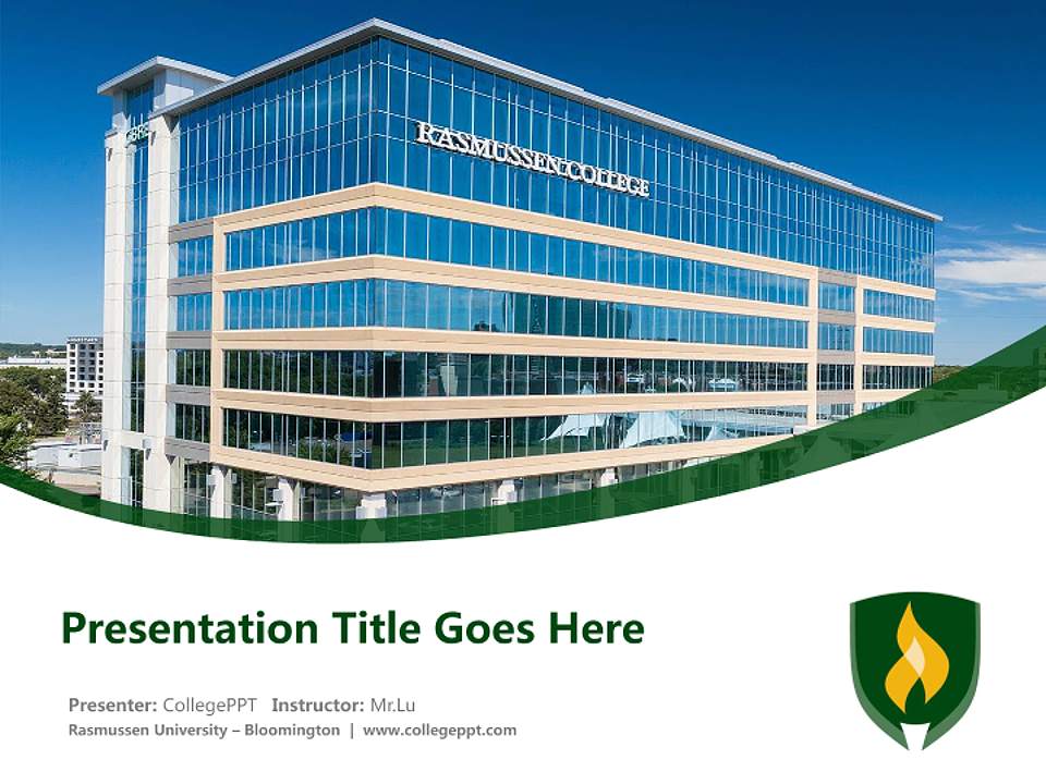 Rasmussen University – Bloomington Course/Courseware Creation PPT Template4:3 ratio PPT effect preview image5