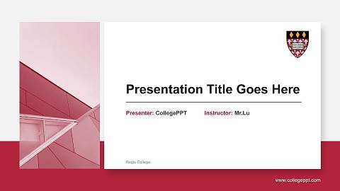 Regis College General Purpose PPT Template