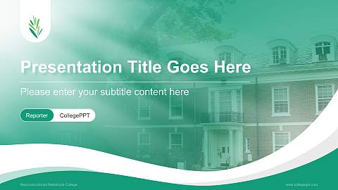 Reconstructionist Rabbinical College Lecture Sharing and Networking Event PPT Template