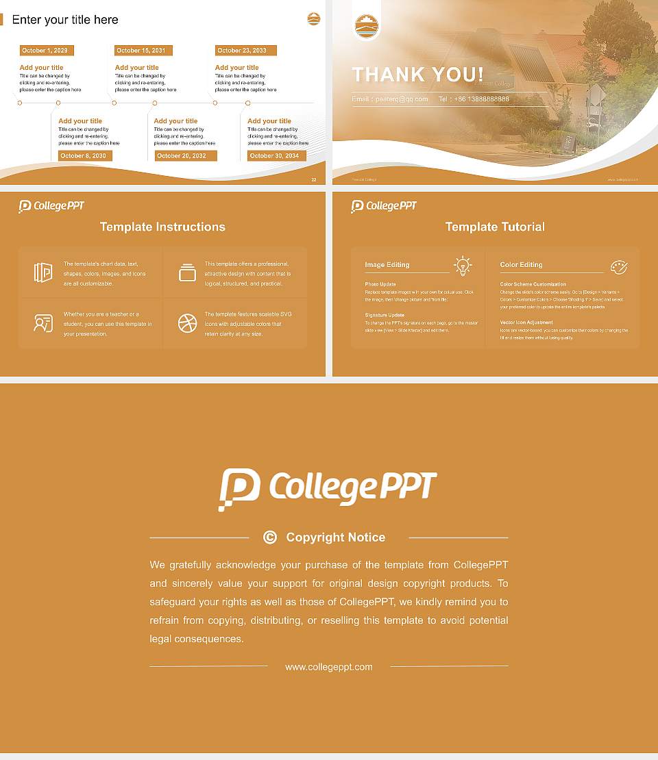 Prescott College Lecture Sharing and Networking Event PPT Template16:9 ratio PPT effect preview image4