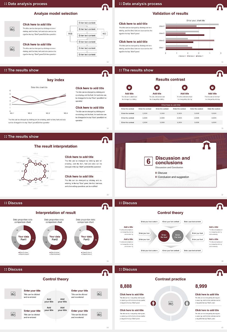 Ramapo College of New Jersey Graduation Thesis Defense PPT Template16:9 ratio PPT effect preview image5