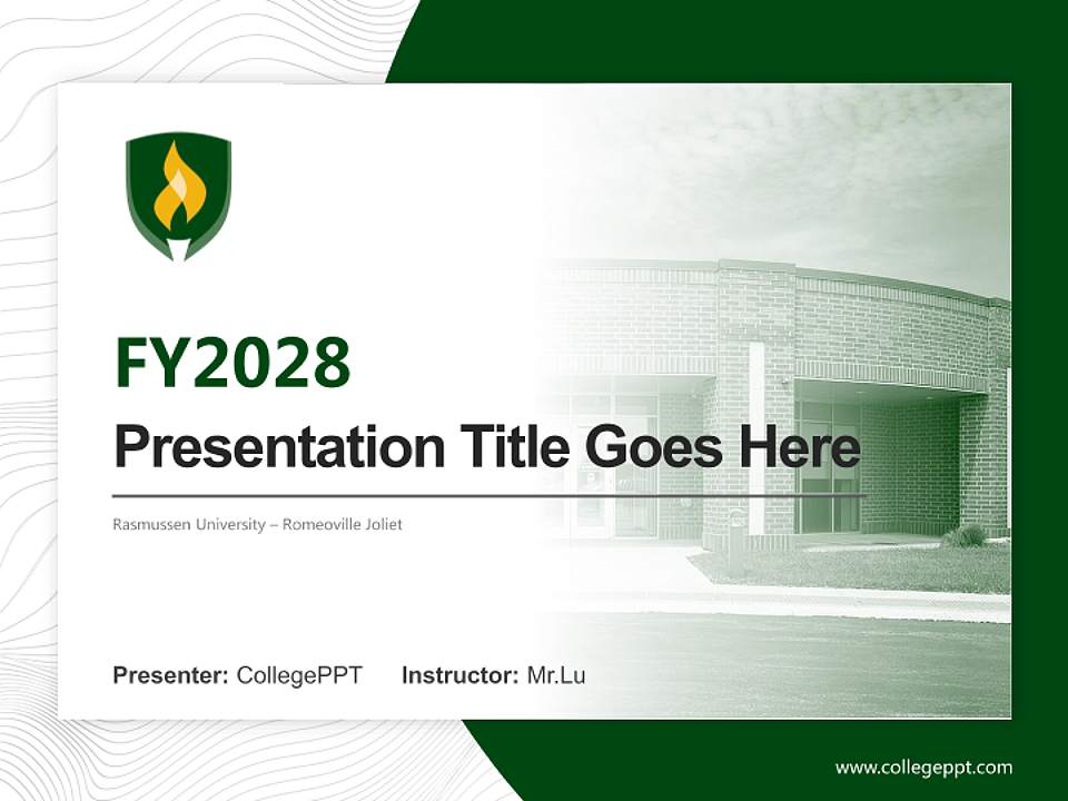 Rasmussen University – Romeoville Joliet Academic Presentation/Research Findings Report PPT Template4:3 ratio PPT effect preview image5