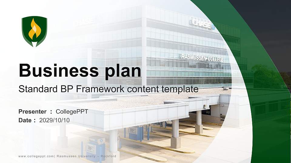 Rasmussen University – Rockford Competition/Entrepreneurship Contest PPT Template16:9 ratio PPT effect preview image