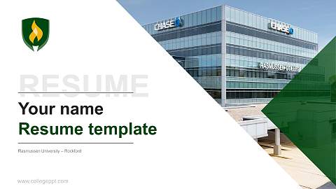 Rasmussen University – Rockford Resume PPT Template
