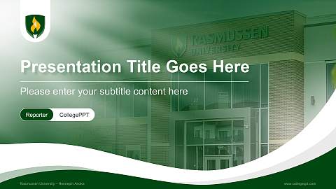 Rasmussen University – Hennepin Anoka Lecture Sharing and Networking Event PPT Template