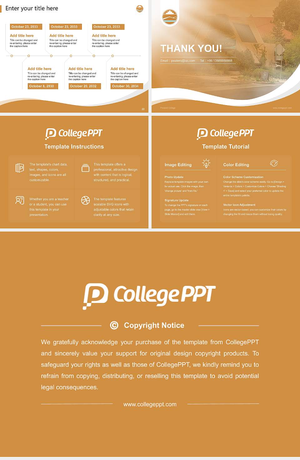 Prescott College Lecture Sharing and Networking Event PPT Template4:3 ratio PPT effect preview image4