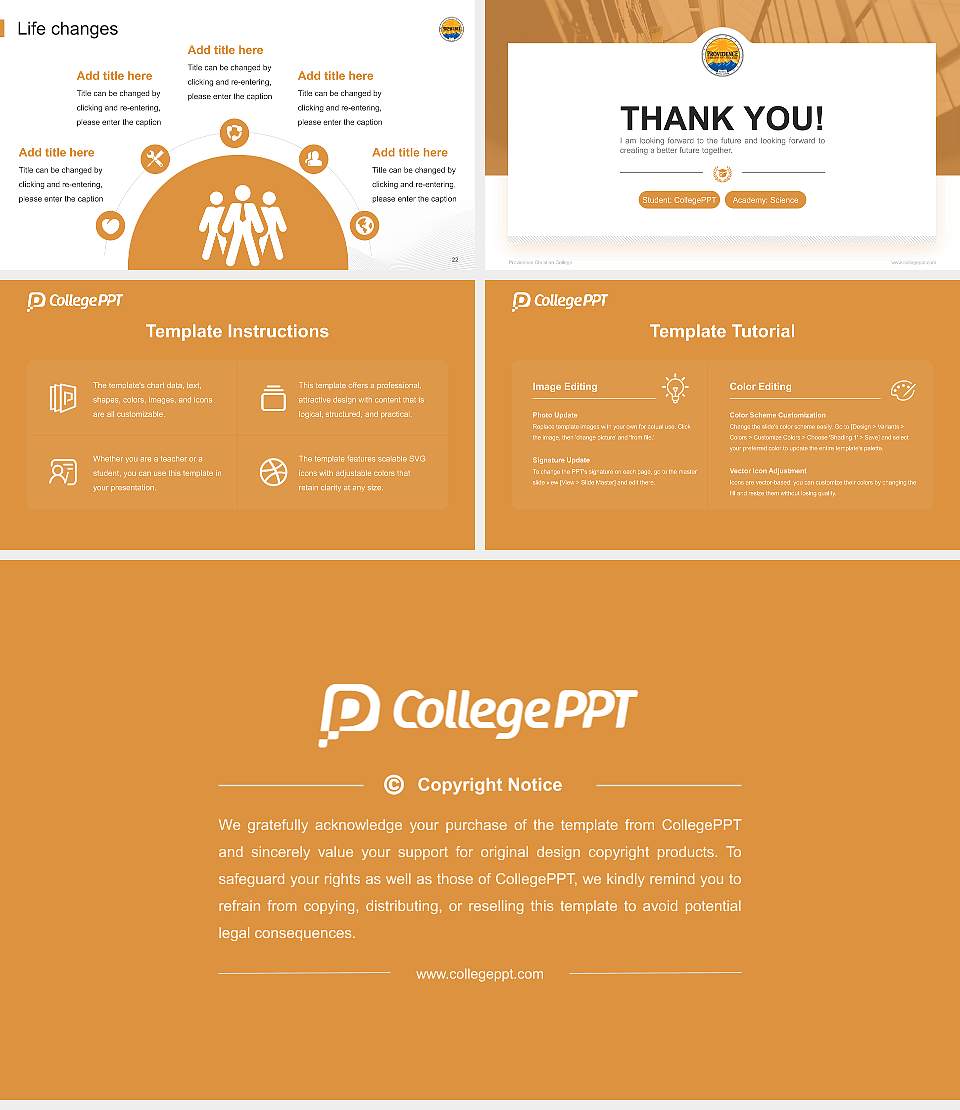 Providence Christian College National Scholarship Defense PPT Template16:9 ratio PPT effect preview image4