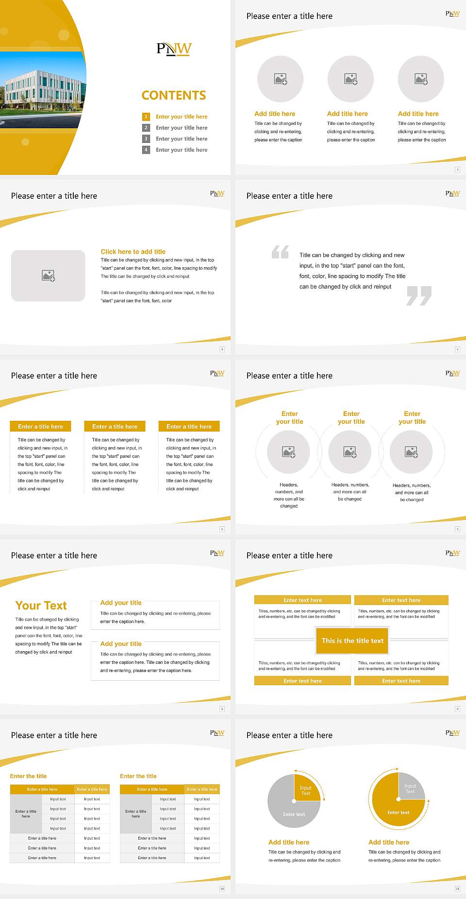 Purdue University Northwest Course/Courseware Creation PPT Template4:3 ratio PPT effect preview image2