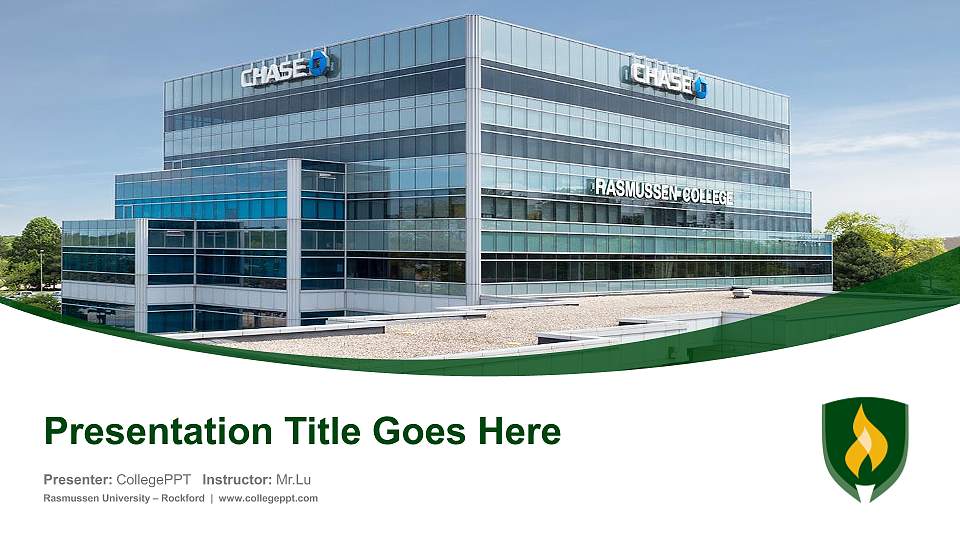 Rasmussen University – Rockford Course/Courseware Creation PPT Template16:9 ratio PPT effect preview image