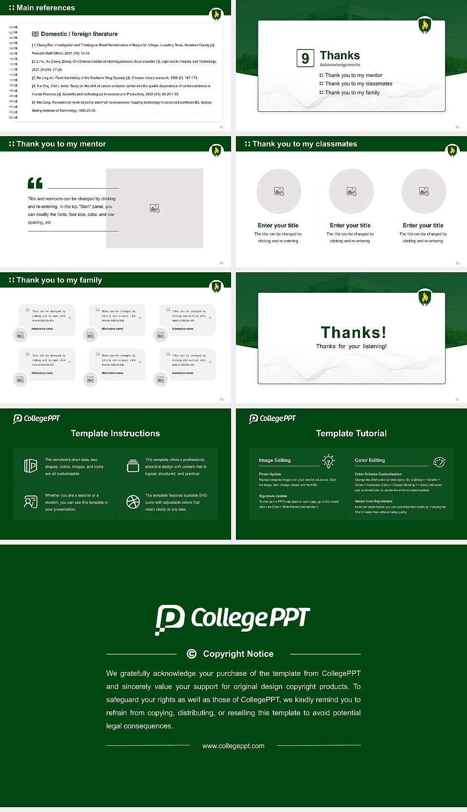 Rasmussen University – Rockford Graduation Thesis Defense PPT Template16:9 ratio PPT effect preview image7